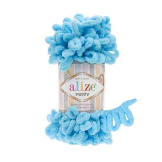 Alize Puffy №287 (100г.) Небесно-блакитний.