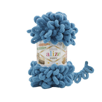 Alize Puffy №294 (500г.) Синій-петроль.