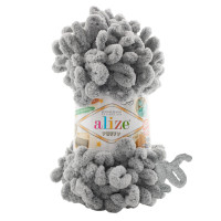Alize Puffy №302 (500г.) Сірий.
