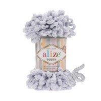 Alize Puffy №416 (500г.) Сірий.