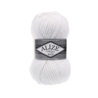 Alize Lana Maxi №55 (100г.) Білий.