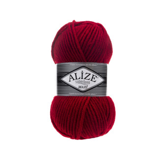 Alize Lana Maxi №56 (500г.) Червоний.
