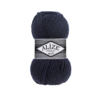 Alize Lana Maxi №58 (500г.) Темно синій.