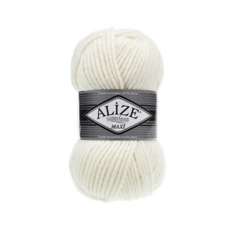 Alize Lana Maxi №62 (500г.) Молочний.