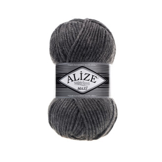 Alize Lana Maxi №182 (100г.) Сірий середній.