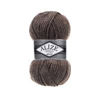 Alize Lana Maxi №240 (100г.) Коричневий-меланж.