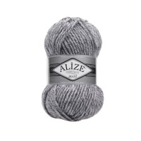 Alize Lana Maxi №801 (500г.) Сірий-меланж.