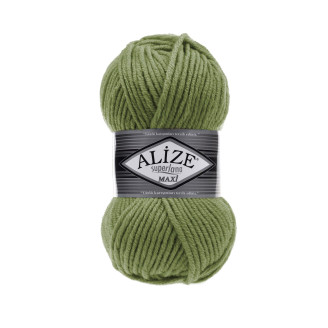 Alize Lana Maxi №620 (100г.) Оливковий.