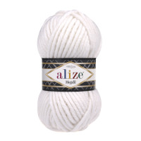 Alize Super Lana Megafil №55 (100г.) Білий