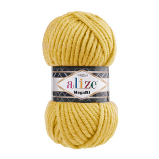 Alize Super Lana Megafil №488 (500г.) Жовтий.