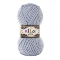 Alize Super Lana Megafil №480 (100г.) Світло-голубий.