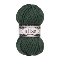 Alize Super Lana Megafil №426 (100г.) Темно-зелений.