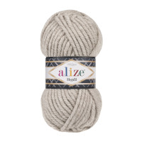 Alize Super Lana Megafil №152 (500г.) Бежевий-меланж.