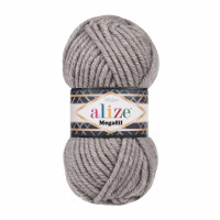 Alize Super Lana Megafil №207 (500г.) Світло-коричневий.