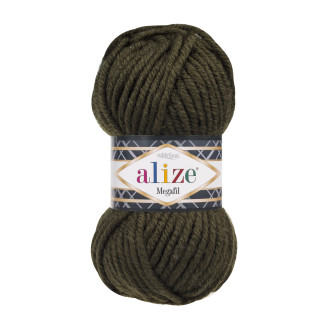 Alize Super Lana Megafil №241 (100г.) Темно-зеленый.