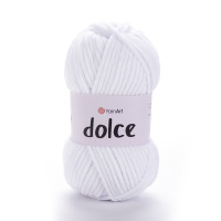 Yarn Art Dolce №55 (100г.) Білий. Дольче