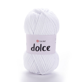 Yarn Art Dolce №55 (100г.) Білий. Дольче