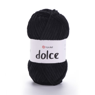 Yarn Art Dolce №742 (100г.) Чорний. Дольче