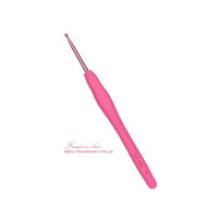 3,0мм. Гачок для в’язання з силіконовою ручкою