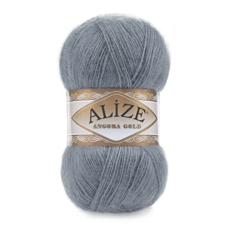Alize Angora Gold 87 (500г.) Середньо-сірий