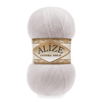 Alize Angora Gold 168 (500г.) Світло сірий/ Біла зима