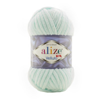 Alize Velluto №15 (500г.) Світла-м'ята