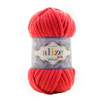 Alize Velluto №56 (100г.) Червоний
