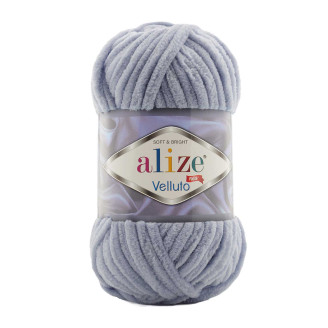 Alize Velluto №87 (100г.) Темно-сірий