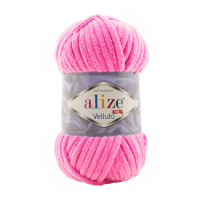 Alize Velluto №121 (500г.) Яскраво-рожевий