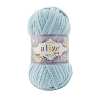 Alize Velluto №414 (100г.) Лазурний