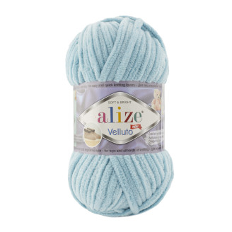 Alize Velluto №414 (100г.) Лазурний