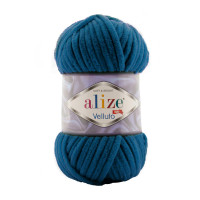 Alize Velluto №646 (100г.) Петроль