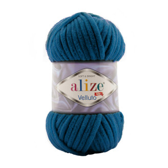 Alize Velluto №646 (100г.) Петроль
