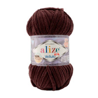 Alize Velluto №993 (100г.) Гіркий шоколад