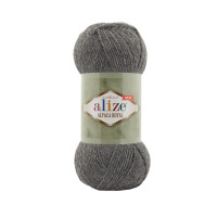 Alize Alpaca Royal №196 (100г.) Темно-сірий меланж