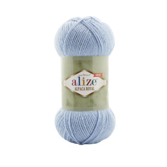 Alize Alpaca Royal №356 (100г.) Блакитний меланж