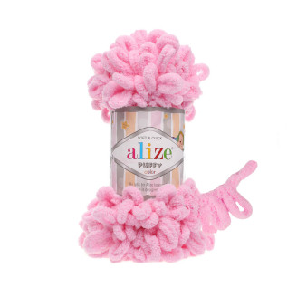 Alize Puffy №185 (насичено рожевий)
