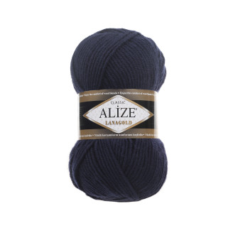Alize Lana Gold №58 (100г.) Темно-синій