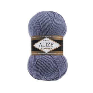 Alize Lana Gold №203 (500г.) Джинс-меланж