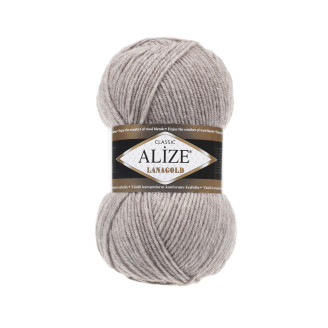 Alize Lana Gold №207 (100г.) Світло коричневий