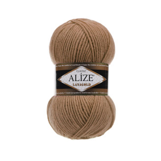 Alize Lana Gold №466 (100г.) Темно-бежевий.