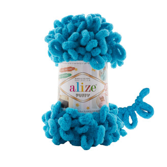 Alize Puffy №16 (100г.) Блакитна бірюза.