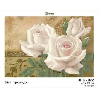 ЗПК-022 Білі троянди